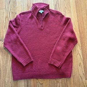 St. John's Bay Women’s Burgandy Sweater